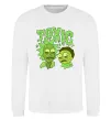 Світшот Toxic Rick and Morty Білий фото