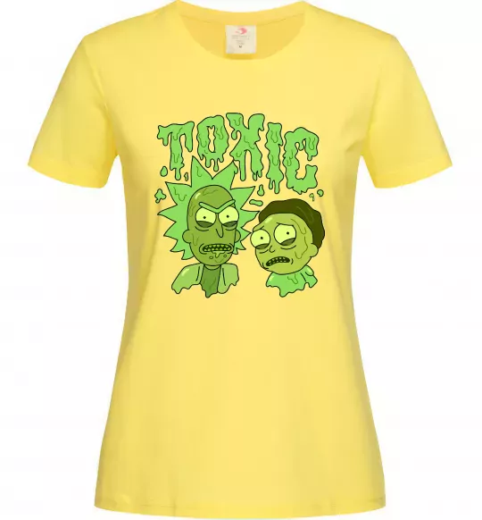 Жіноча футболка Toxic Rick and Morty Лимонний фото