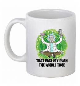 Чашка керамическая That was my plan Rick