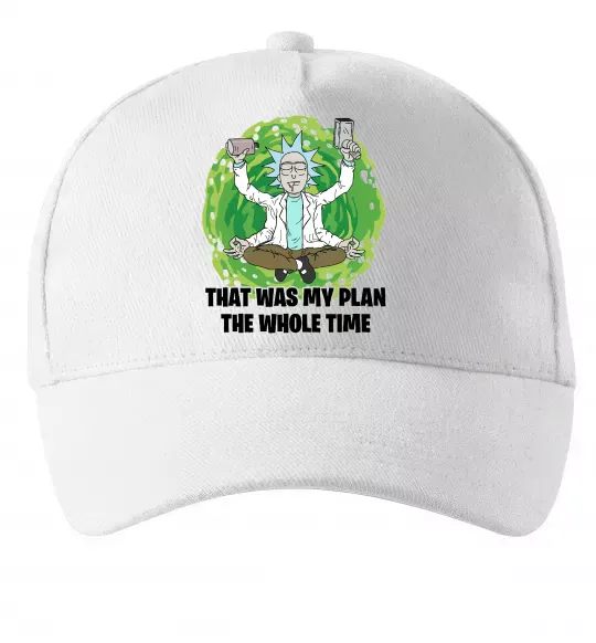 Кепка That was my plan Rick Білий фото