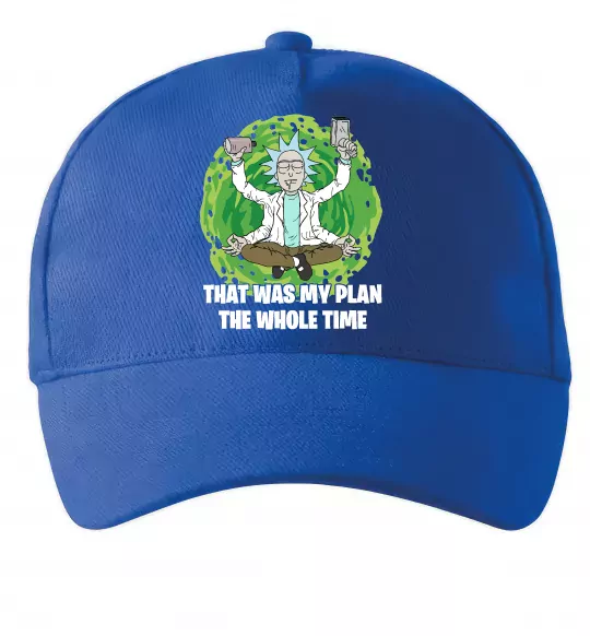 Кепка That was my plan Rick Яскраво-синій фото