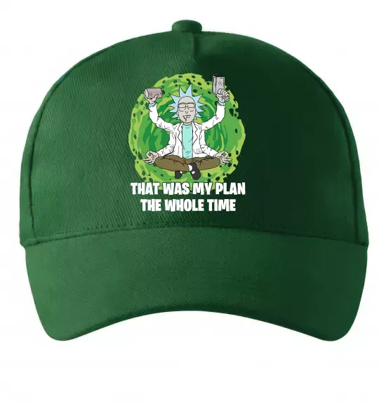 Кепка That was my plan Rick Темно-зелений фото