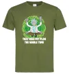 Чоловіча футболка That was my plan Rick Оливковий Чоловіча футболка That was my plan Rick Оливковий фото