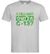 Чоловіча футболка Straight outta C-137 Сірий Чоловіча футболка Straight outta C-137 Сірий фото