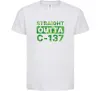 Детская футболка Straight outta C-137 Белый фото