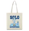 Эко-сумка Solo adventures Бежевый фото