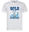 Мужская футболка Solo adventures Белый фото
