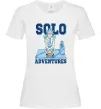 Женская футболка Solo adventures Белый фото