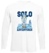 Лонгслив Solo adventures Белый фото