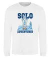 Свитшот Solo adventures Белый фото