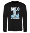 Світшот Solo adventures Чорний фото
