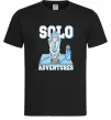 Мужская футболка Solo adventures Черный фото