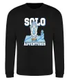 Свитшот Solo adventures Черный фото