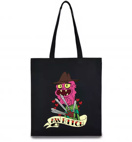 Еко-сумка Scary Terry Чорний фото