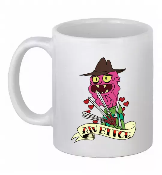 Чашка керамическая Scary Terry Белый фото