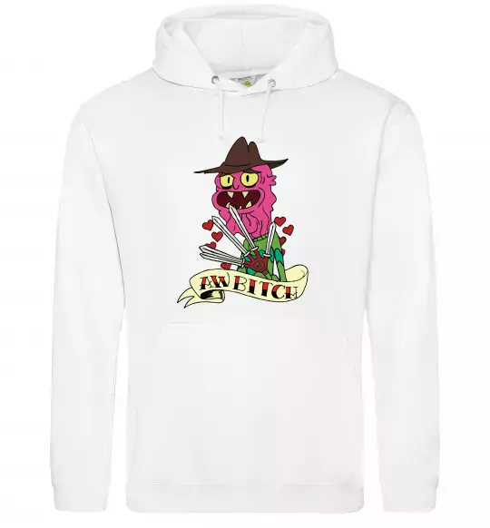 Мужская толстовка (худи) Scary Terry Белый фото