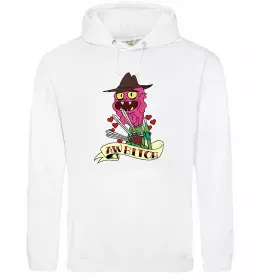 Мужская толстовка (худи) Scary Terry Белый фото