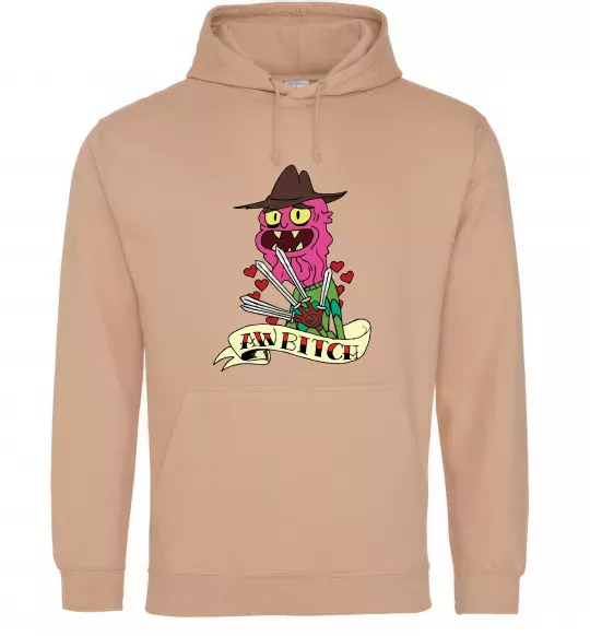 Мужская толстовка (худи) Scary Terry Песочный фото