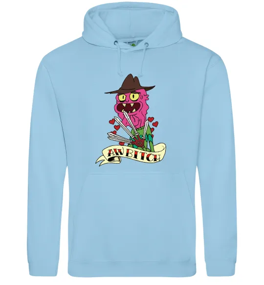 Мужская толстовка (худи) Scary Terry Голубой фото