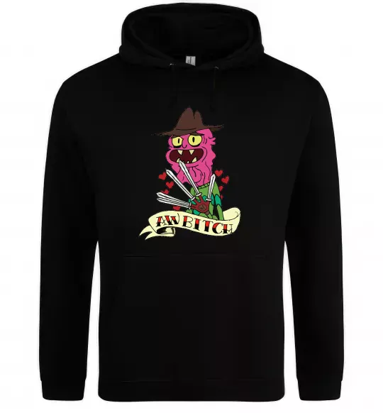 Жіноча толстовка (худі) Scary Terry Чорний фото