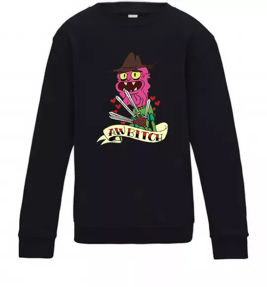 Детский Свитшот Scary Terry Черный фото