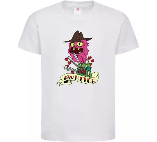 Детская футболка Scary Terry Белый фото