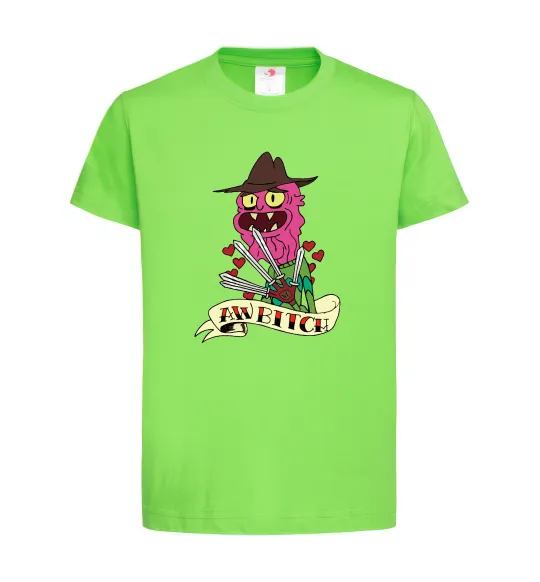 Детская футболка Scary Terry Лаймовый фото