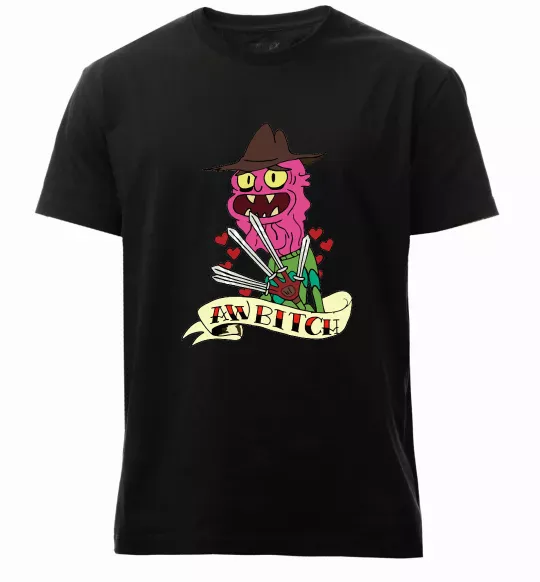 Чоловіча преміум футболка Scary Terry Чорний фото