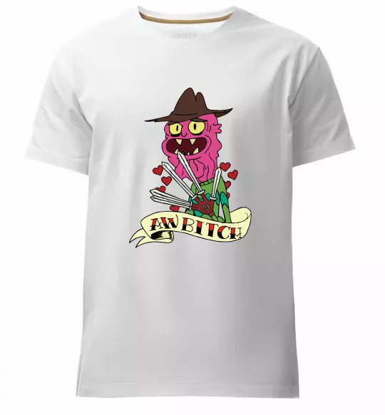 Чоловіча преміум футболка Scary Terry Білий фото