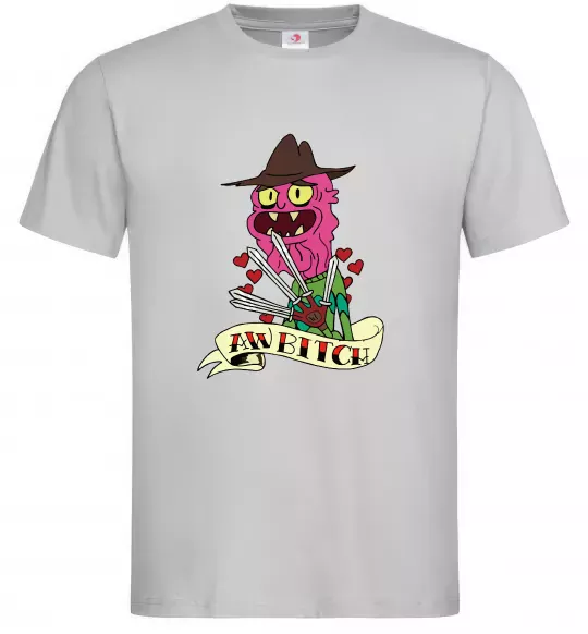 Чоловіча футболка Scary Terry Сірий фото