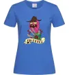 Жіноча футболка Scary Terry Яскраво-синій фото