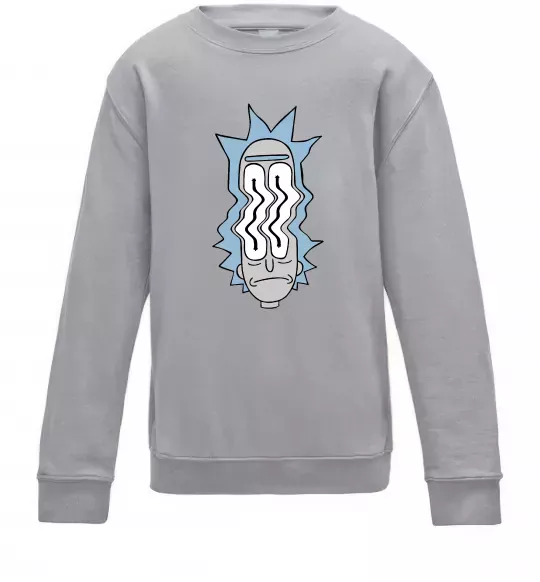 Детский Свитшот Riiick Серый меланж фото