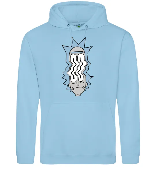 Чоловіча толстовка (худі) Riiick Блакитний фото