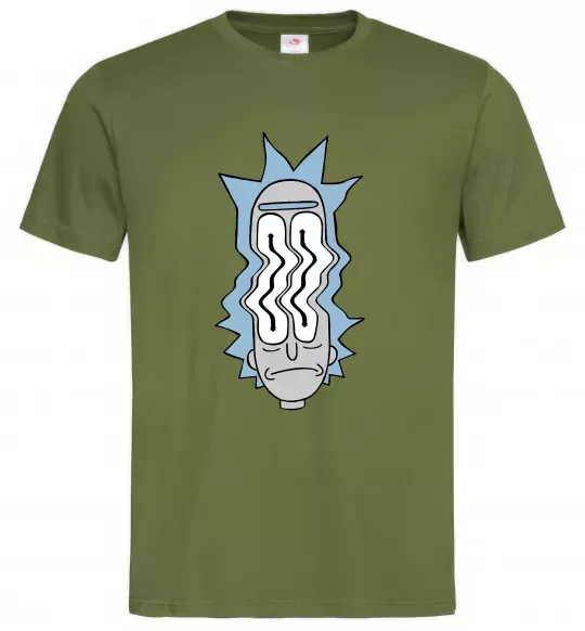 Мужская футболка Riiick Оливковый фото