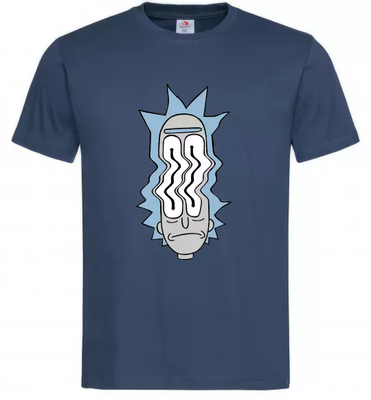 Мужская футболка Riiick Темно-синий фото