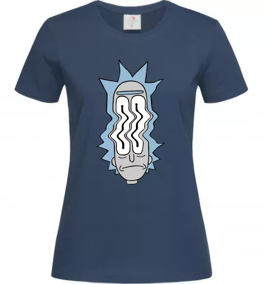 Жіноча футболка Riiick Темно-синій фото