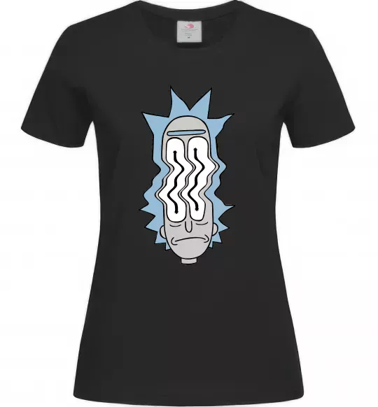 Жіноча футболка Riiick Чорний фото