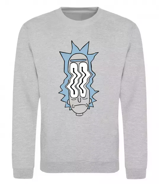 Свитшот Riiick Серый меланж фото