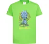 Дитяча футболка Rick statue Лаймовий Дитяча футболка Rick statue Лаймовий фото