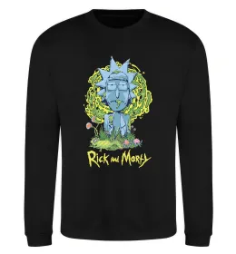 Світшот Rick statue Чорний фото
