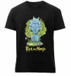 Чоловіча преміум футболка Rick statue Чорний фото