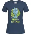 Жіноча футболка Rick statue Темно-синій фото