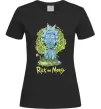 Жіноча футболка Rick statue Чорний фото