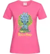Жіноча футболка Rick statue Яскраво-рожевий фото