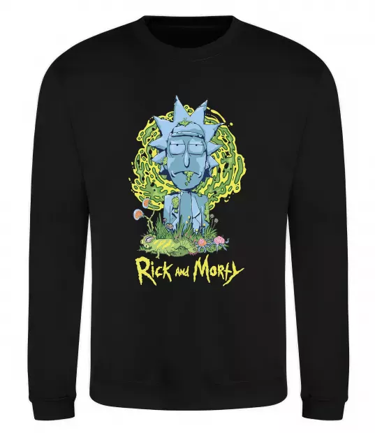 Світшот Rick statue Чорний фото