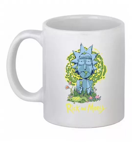 Чашка керамічна Rick statue Білий фото
