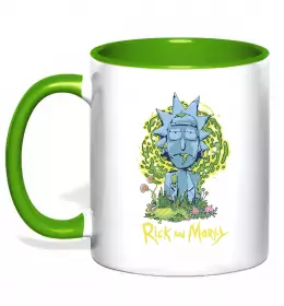 Чашка з кольоровою ручкою