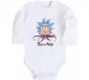 Дитячий бодік Octopus Rick Білий фото