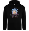 Мужская толстовка (худи) Octopus Rick Черный фото