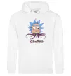 Мужская толстовка (худи) Octopus Rick Белый фото